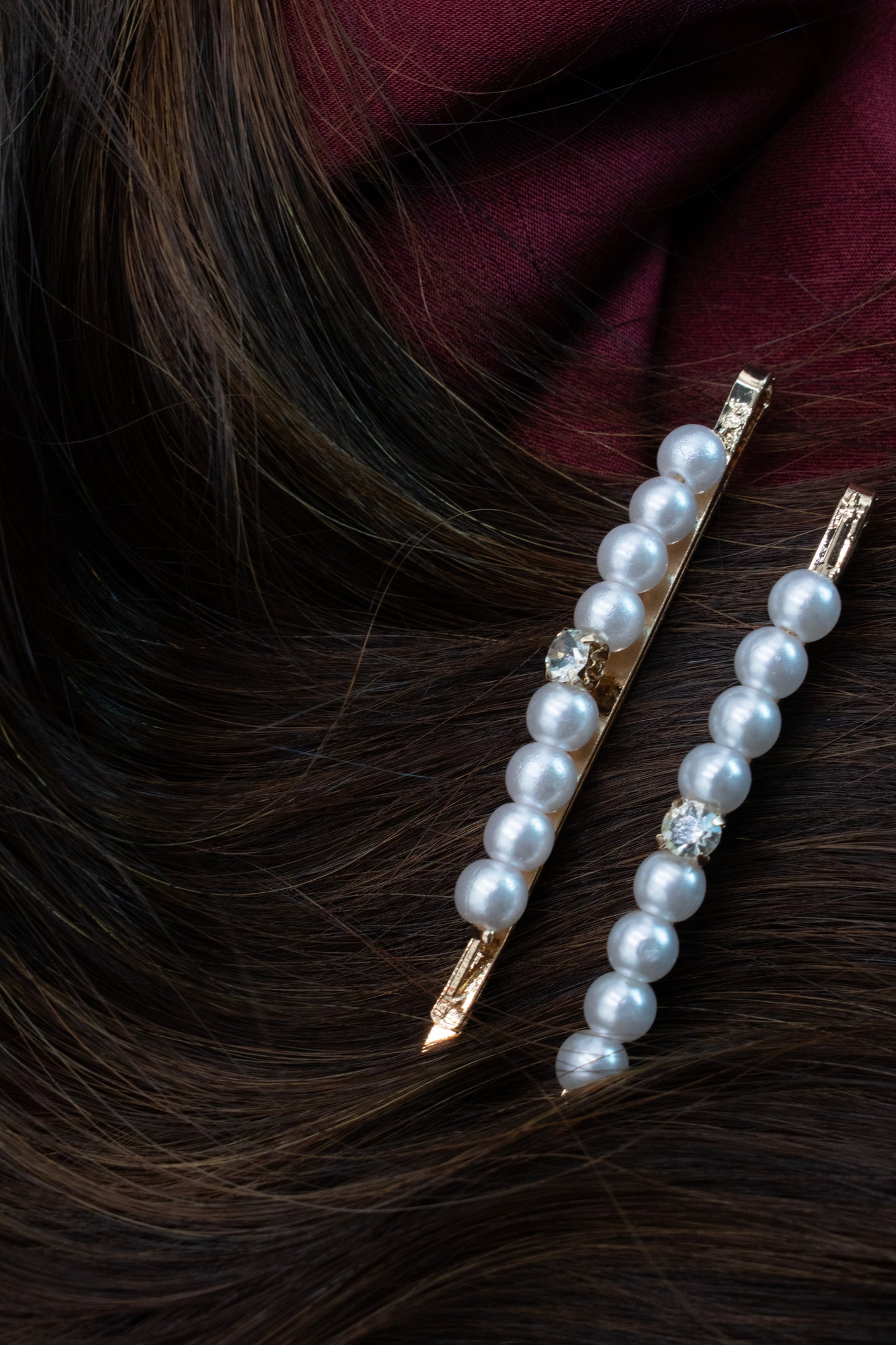 Small Pearls Hairpins